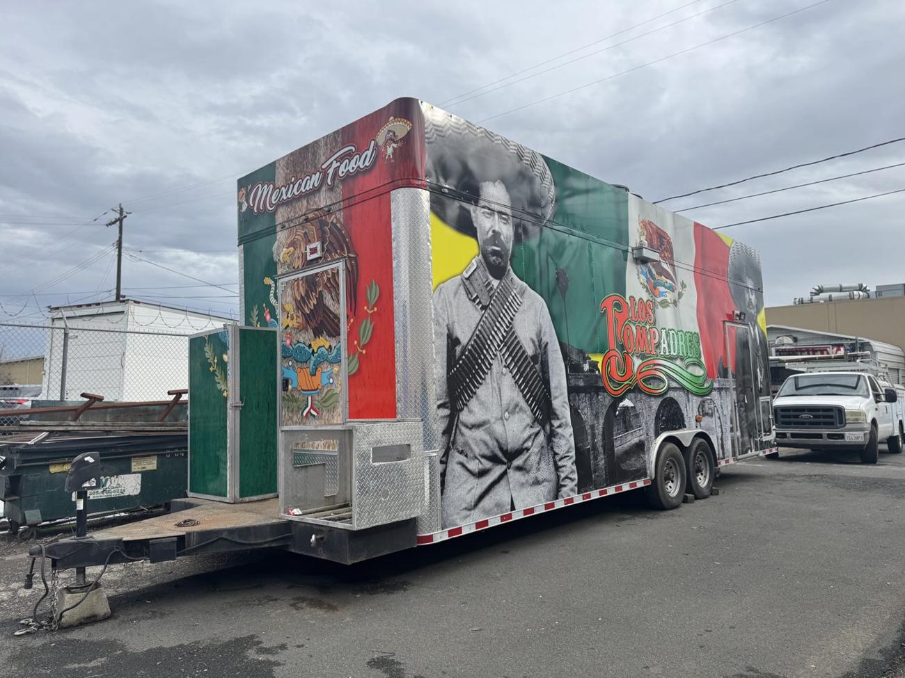 Los Compadres food truck wrap by SP Signs and Wraps, Stockton